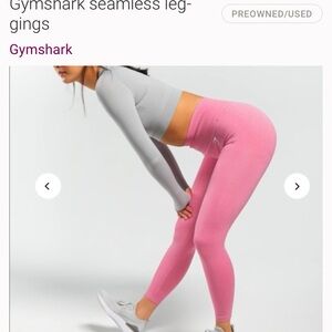 Gymshark Pink Vital Seamless Leggings Size M NWOT
